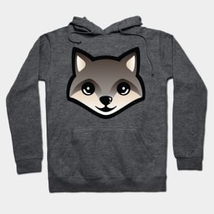 Gray Wolf Pup Hoodie